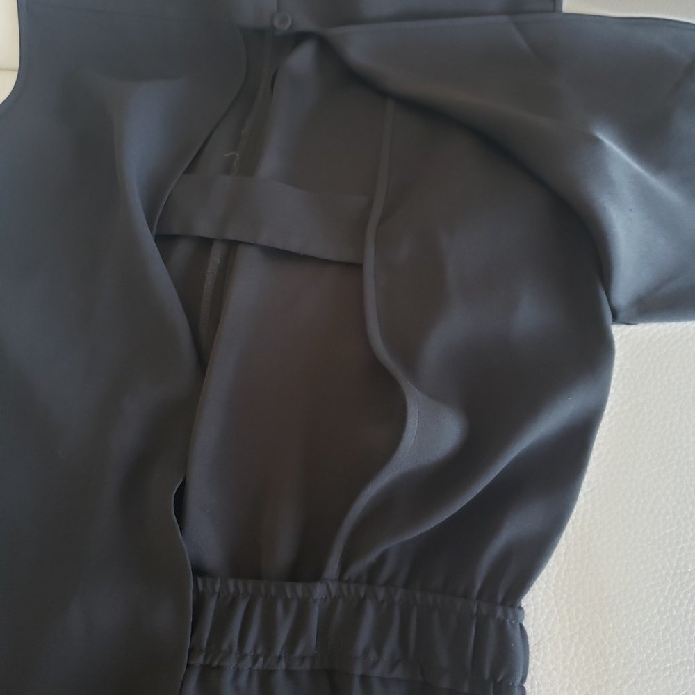 BCBG , PARTY JUMPSUIT , BLACK, XS